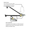 INTSUPERMAI 5000lbs Tow Bar Adjustable Universal Tow Bar Bumper Mount