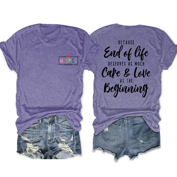 Nurse Shirts for Women Hospice Nurse Tshirts Shirts for Women