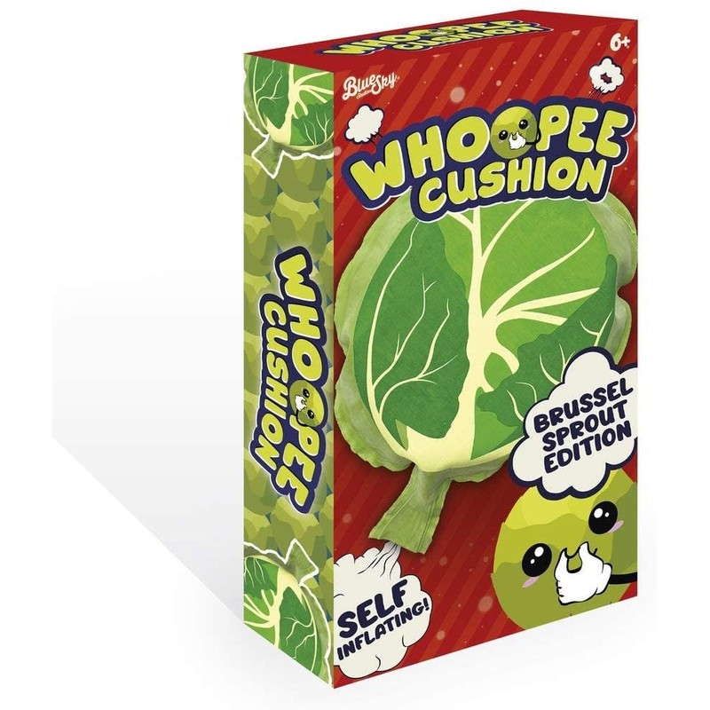 Blue Sky Whoopee Brussel Sprout Edition Cushion