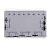 Guitar String Action Gauge Ruler, 2Pcs Double Sided Guitar Fingerboard