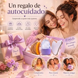 Kit de Skincare Facial 3 en 1, Sistema de Drenaje Linftico con Gua Sha de Acero Inoxidable, Cepillo Ergonmico y Rodillo de Hielo para Rostro, Rutina Spa para Lifting y Definicin Facial, Ideal para Regalo