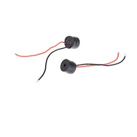 ZYAMY 4PCS DC 6-12V Active Buzzer Wired Mini Connector Tone Sounder Speaker Electronic Alarm Ringer Buzzers 85dB