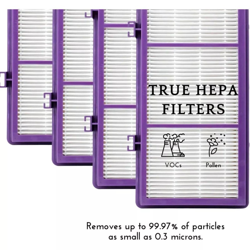 Nispira 4 HEPA + Carbon Filter for Holmes Aer1 Air
