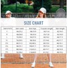 ThreeH Women's Pleated Tennis Skirt High Waist Golf Skirts Quick