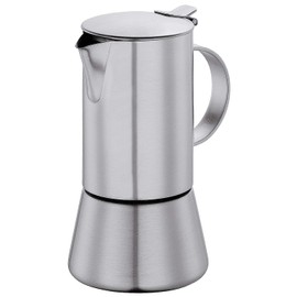 Cilio Espresso Maker Aida for 4 Cups, Silver