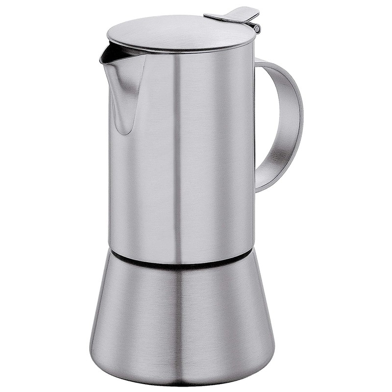Cilio Espresso Maker Aida for 4 Cups, Silver
