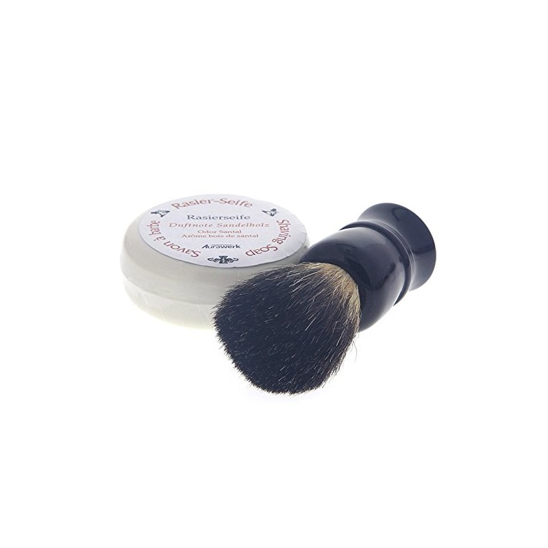 Aura Workshop, Shaving Brush & Shaving Soap Grey Badger Brush