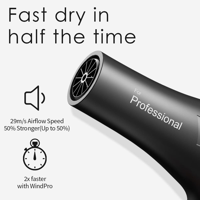Faszin Ionic Salon Hair Dryer, Professional Blow Dryer AC Motor