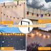 Adjustable Outdoor Light Hooks, 5pcs No Drill Metal Hangers for