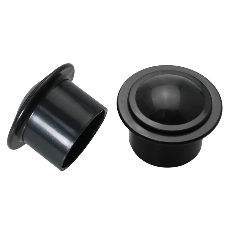 ZZLZX 4PCS Window Curtain Rod Cap Finials for 1.1inch Diameter