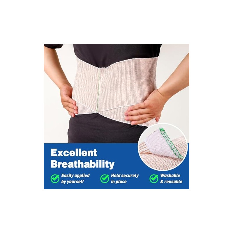 AZEN Premium 10 Pack Elastic Bandage Wrap 6 Inch, Compression