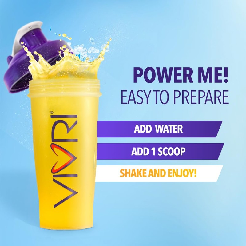VIVRI Power Me! Bebida con Cafeina en Polvo de Sabor