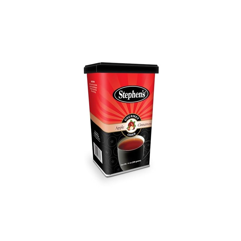 Stephen's Gourmet Hot Cocoa, Apple Cinnamon Cider, 14 OZ (Pack