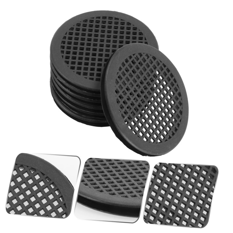 SEWACC 10Pcs Air Vent Hole Plugs for Cabinet Venting Durable