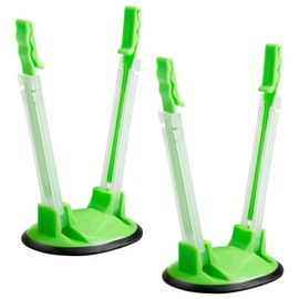 Bojueshaw 2pcs Sandwich Bag Stand Holders,Adjustable Baggy Rack,Plastic Freezer Bag Racks Holders,Kitchen Accessories for Fruits Vegetables,Spice