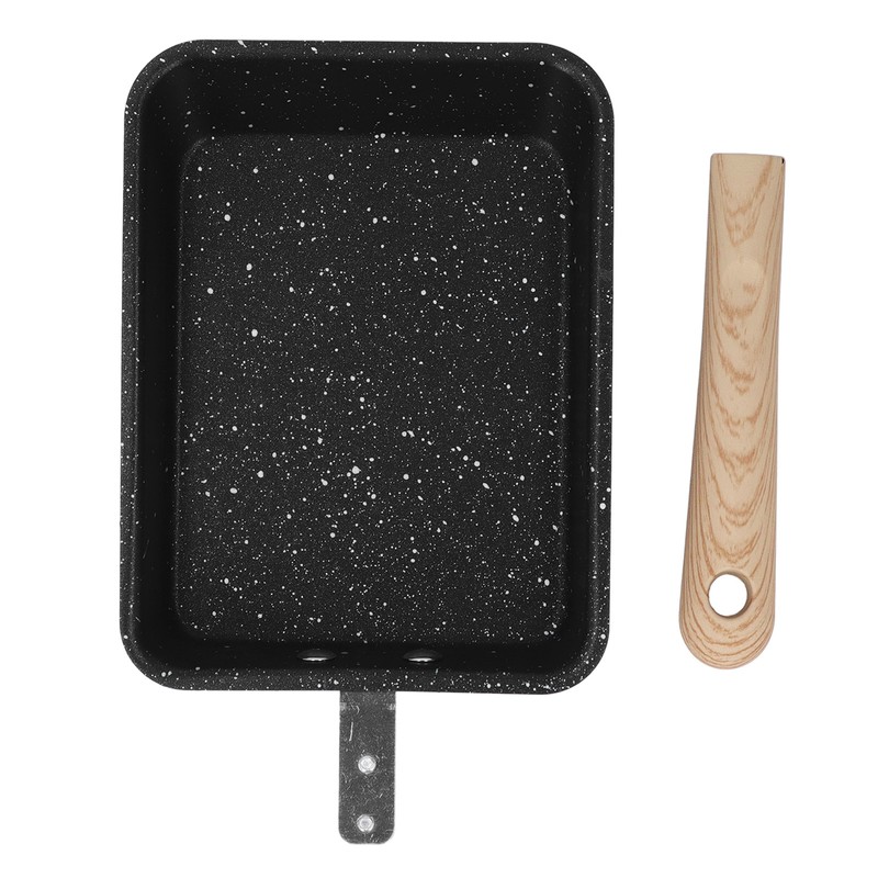 Frying Pan Iron Non Stick Coating Square Thick Multifunction Japanese