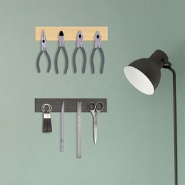 TATSU-CRAFT Bosk 401 NA Bath Magnet, Free Hook, Natural Cookware, Magnetic Hook, Storage, Kitchen Tool, Magnetic Storage, Kitchen Storage, Wall Mounted, Organized, Stylish, Slim, Compact, Made in