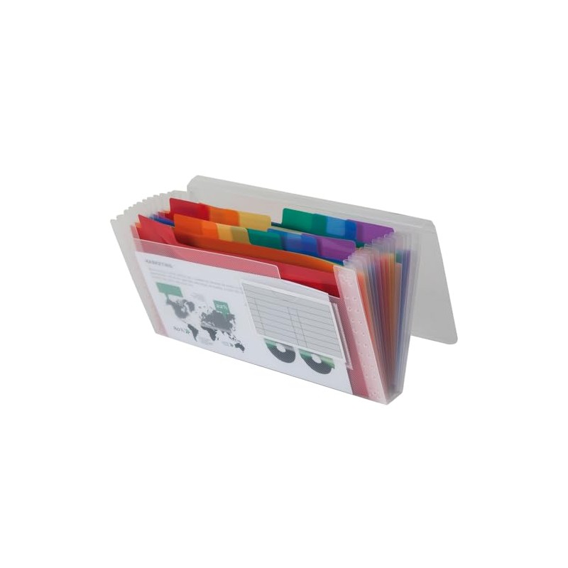 Liderpapel 43804 Polypropylene Folders for Letters and Cheques Spectrafile 13