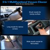 Zorpupoa 3 in 1 Car Vacuum Portable Cordless, 9000Pa Vacuum