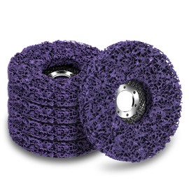 125 mm CSD Disc Sanding Disc, 5 Pieces, Black Cleaning Disc Set, Sanding Disc Nylon Fabric Disc, Clean Strip Disc, Remove Paint, Rust