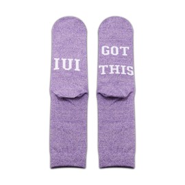 Lucky Gift IUI Got This For Mom/Dad Gift Lucky Fertility IUI Socks Infertility Warrior Gift (IUI CA)