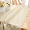 smiry Linen Table Cloth Rectangle 140x240 cm Wipe Clean Tablecloth
