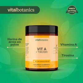 👀🛡️ Vitamina A Retinol | 200 Cápsulas | Inmunidad, Piel Radiante ✨ y Visión Saludable 👁️ | VitalBotanics