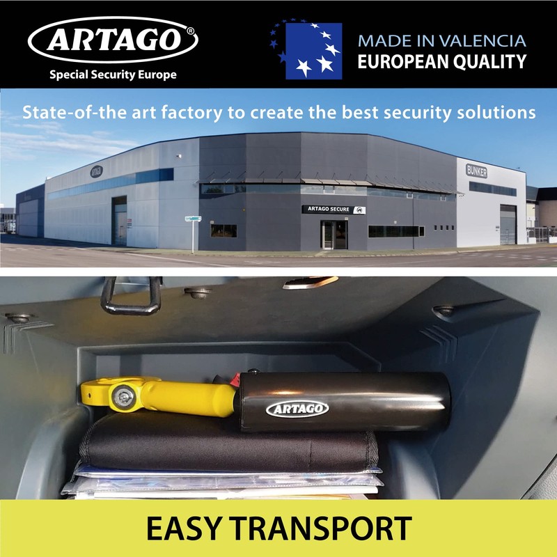 Artago 862A/B Car Handbrake Lock, More Adaptable Thread Adjustment, High