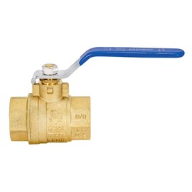 Eastman 1 Inch IPS Heavy Duty Full Port Ball Valve, Brass Plumbing Fitting, 20049LF