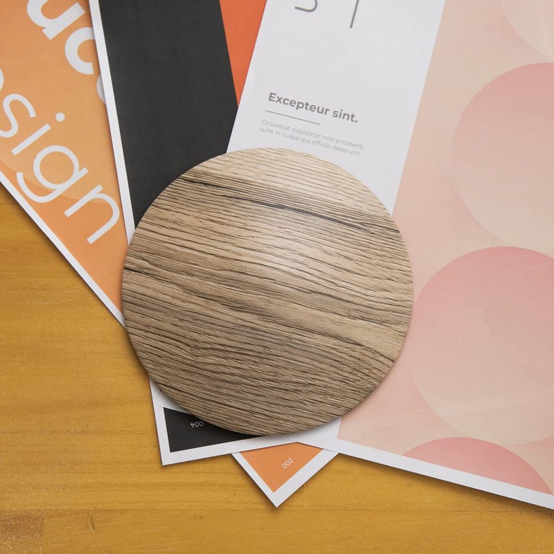 Dooralice Wood Grain Door Stopper Bordeaux Oak