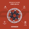 CONTEC Bicycle Brake Disc CDR-LW-CL 160mm 160g Aluminum Spider Center