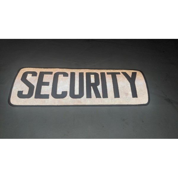 Unbranded Large Ultra Reflective Iron on or Sew on Embroidered