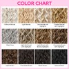 REECHO Curly Hair Extensions, 4PCS 20 inch Clip in Hair