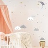 Fujitoya Wall Sticker Newest Cloud Moon Scandinavian Stylish Wallpaper Cute
