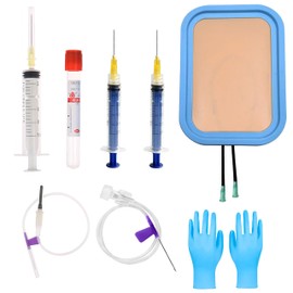 IV Insertion Practice Kit with Injection Practice Pad,IV Start Pad for Nurses,Venipuncture Kit for Medical Student to Injection Training（Easy Training）