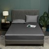 Bamboo Fitted Sheet 160 x 200 cm Dark Grey Fitted