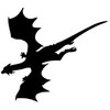 Dragon Flying Vinyl Sticker Decals for Car Bumper Window Laptop