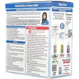 NeilMed Sinus Rinse Original Kit, Squeeze Bottle + 60 Sachets
