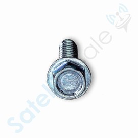 SatelliteSale General Purpose 5/16" Outer Diameter X 3" Long Hex Head Lag Bolt Zinc Plated Screws