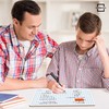 SCRIBBLEDO Dry Erase Grid Whiteboard 9" x 12" Double Sided