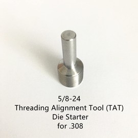 MUUP 5/8-24 Threading Alignment Tool (TAT) Die Starter for .308 Stainless Steel