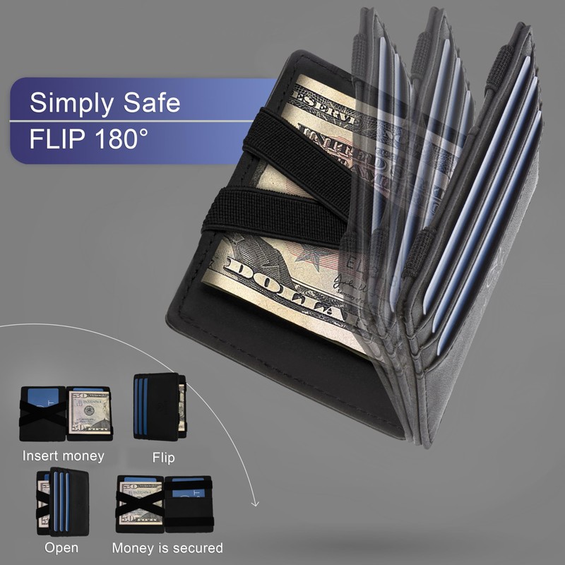West - Magic Wallet with Coin Compartment + Gift Packaging