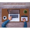 Writing Desk Pad Laptop Mat PU Leather Desk Blotter Pad