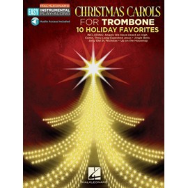 Christmas Carols - 10 Holiday Favorites: Easy Instrumental Play-Along Book with Online Audio Tracks (Hal Leonard Easy Instrumental Play-along)