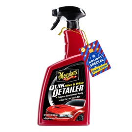 Meguiar's Quik Detailer, Mist & Wipe Car Detailing Spray, Clear Light Contaminants and Boost Shine with a Quick Detailer Spray that Keeps Paint and Wax Looking Like New, 32 oz