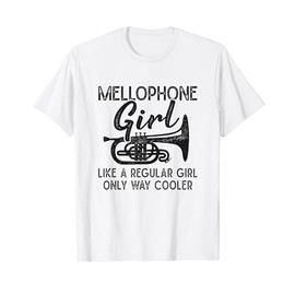 Mellophone Girl Funny Marching Band T-Shirt
