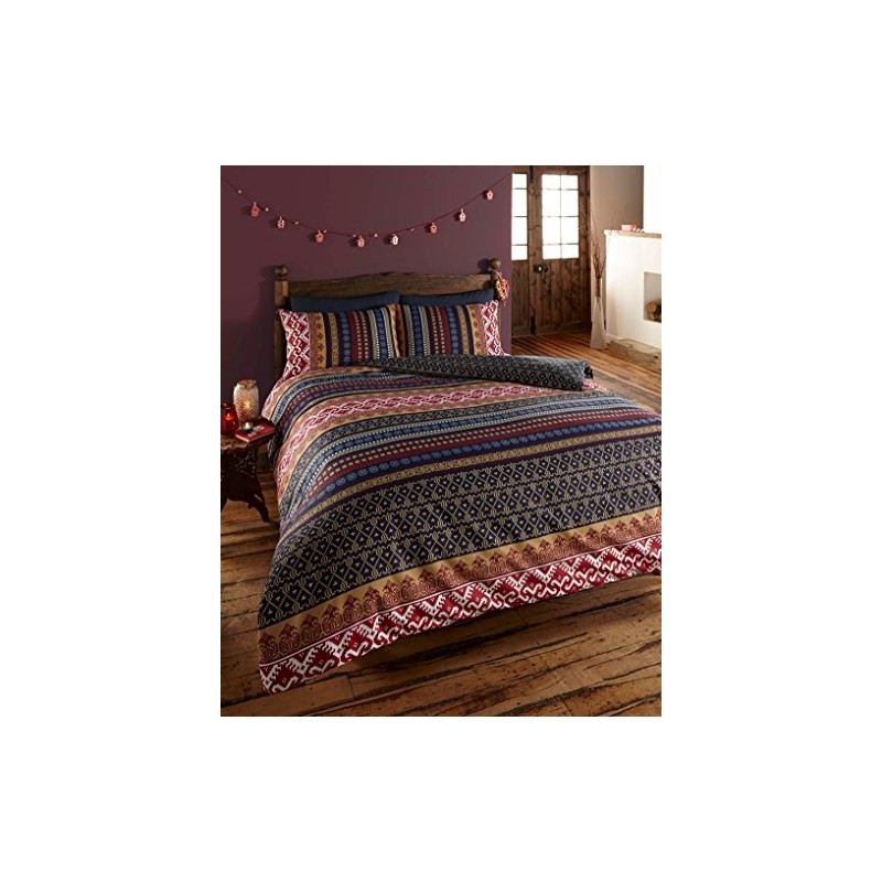 ETHNIC INDIAN PRINT BEDDING - QUILT COVER BED SET WITH