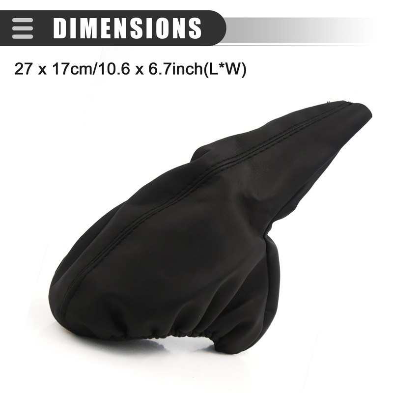 Motoforti Universal Hand Brake Cover, Car Accessories, Plastic, Black