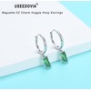 Sterling Silver Hoop Earrings for Women Grils | Small Silver