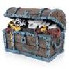 YOLUFER Aquarium Decorations Resin Treasure Box Ornaments Simulation Treasure Chest